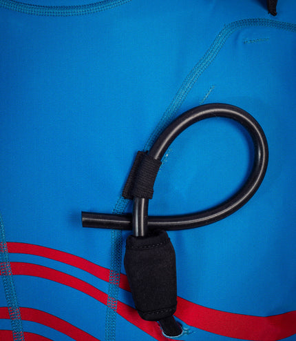 BoVest Blue Horizon inflate vest dark blue red